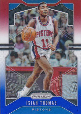 NBA帕尼尼球星卡Prizm1920普卡三色折射凑套#30伊塞亚-托马斯
