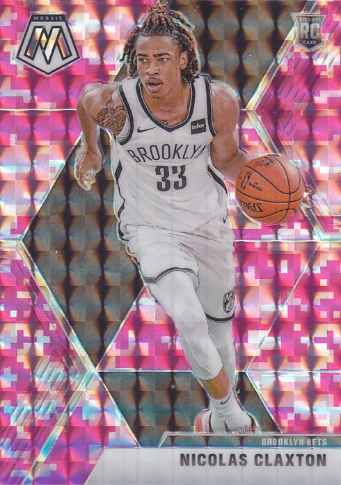 NBA球星卡1920普卡马赛克新秀粉折射凑套#236克拉克斯顿