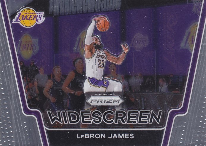 NBA球星卡2021Prizm宽屏特卡#1勒布朗詹姆斯
