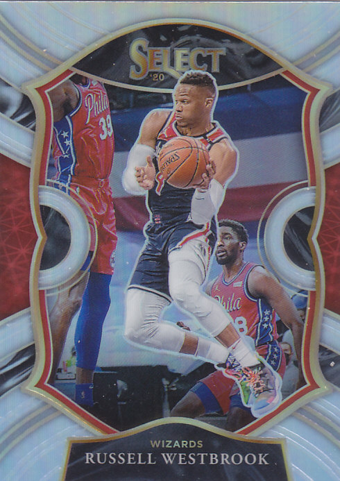 NBA球星卡2021Select普卡一级银折射凑套#39威斯布鲁克