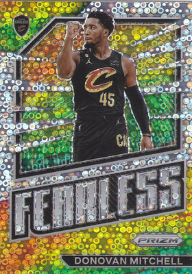 NBA球星卡Prizm2223特卡泡泡折Fearless凑套#4米切尔