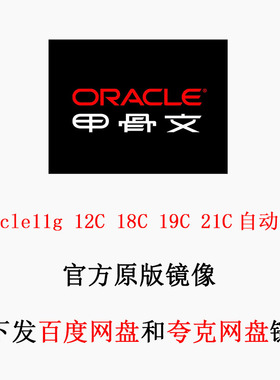 Oracle Database 数据库 11g 12c 19c 21c 官网安装包 甲骨文