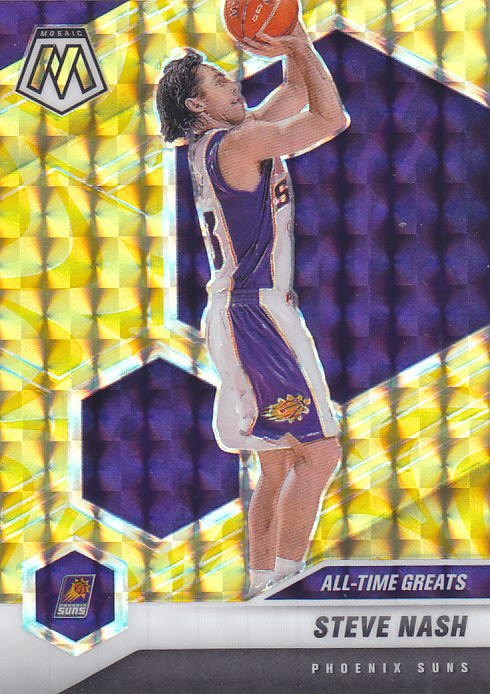 NBA球星卡2021马赛克普卡金爆炸折射凑套#286纳什