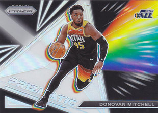 NBA球星卡Prizm2122棱镜特卡Prizmatic银折凑套#8米切尔