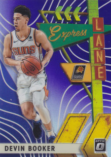 NBA球星卡panini1920Optic快车道紫折特卡#12德文布克