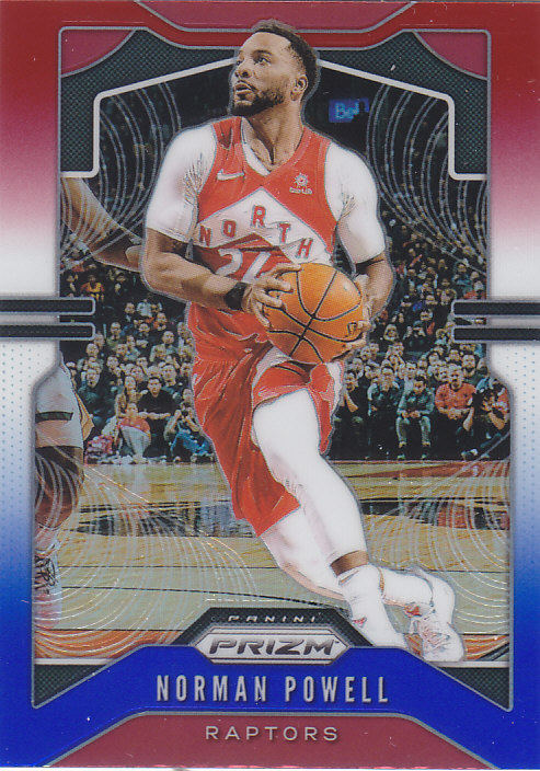 nba帕尼尼球星卡prizm1920普卡三色折射凑套#159诺曼-鲍威尔