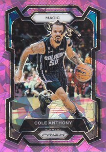 NBA球星卡2324Prizm普卡粉碎冰折射凑套#16科尔安东尼