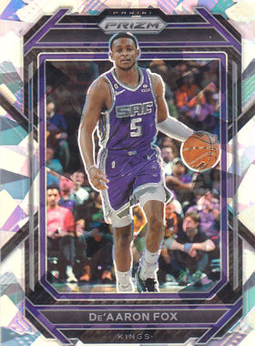 NBA球星卡2223Prizm普卡银碎冰折射凑套#118福克斯