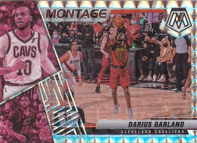 NBA球星卡2122Mosaic特卡Montage马赛克格子折凑套#7加兰
