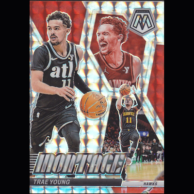 NBA球星卡2324Mosaic特卡Montage马赛克格子折凑套#9特雷杨