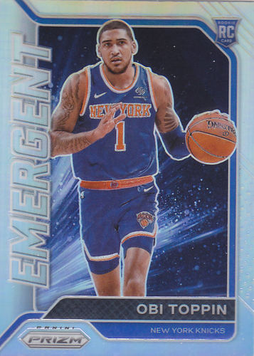 NBA球星卡1920Prizm特卡Emergent新秀银折凑套#17托平