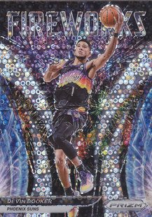 NBA球星卡Prizm2122特卡Fireworks凑套泡泡折#19德文布克