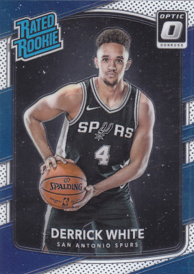 NBA帕尼尼球星卡Optic1718新秀普卡#172德里克怀特