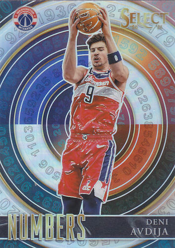 NBA球星卡2021Select特卡shimeer银折Numbers凑套#22阿夫迪亚