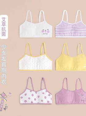 发育期女孩纯棉内衣小学生