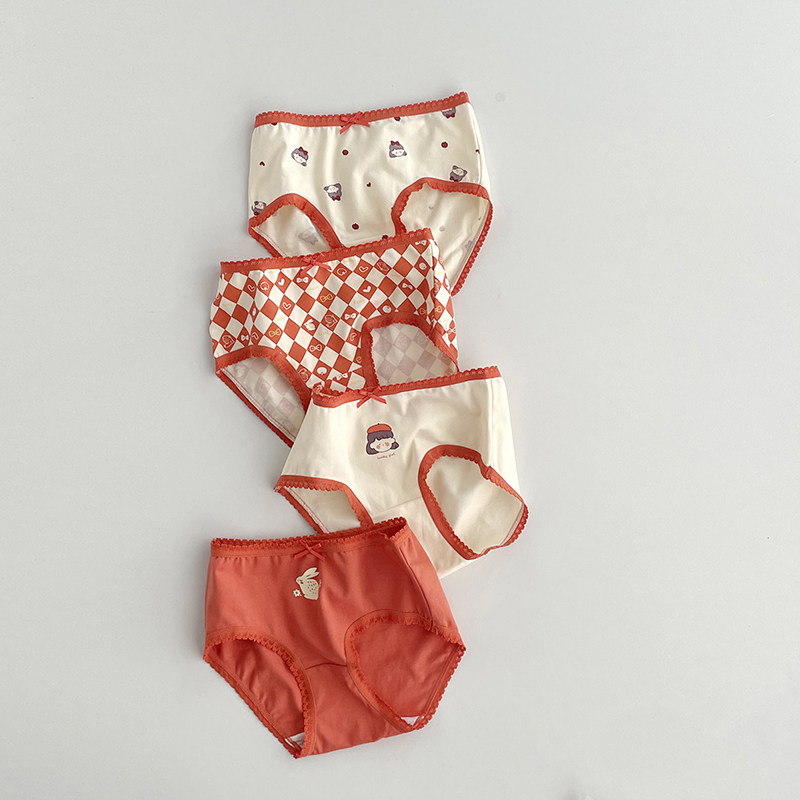 儿童内裤纯棉抗菌女童三角裤花边小女孩宝宝平角短裤小中大童裤衩,童装/婴儿装/亲子装,内裤,淘宝优惠券,粉丝福利购,淘宝优惠卷