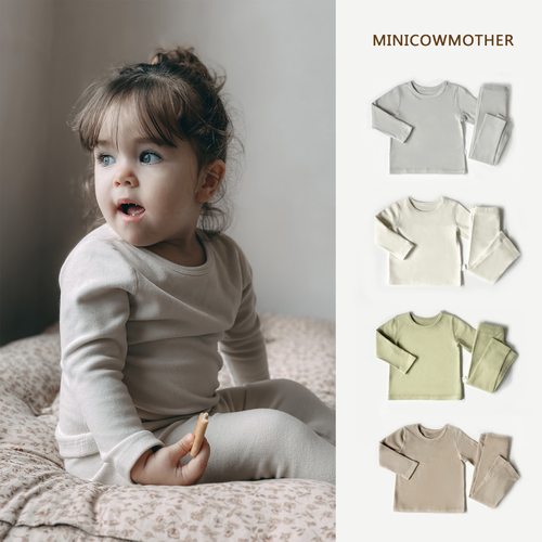 儿童家居服套装无骨加厚保暖