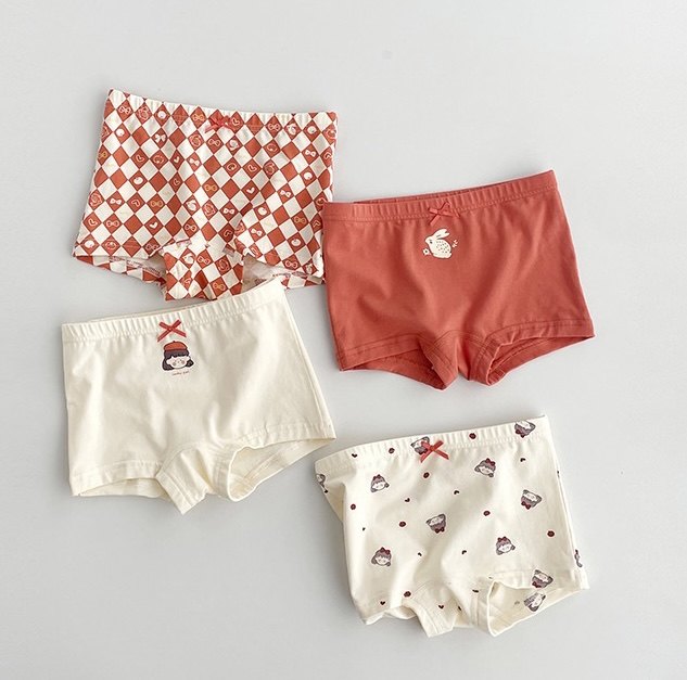 儿童内裤女纯棉平角宝宝短裤圣诞新年女童三角裤抗菌透气不夹屁屁,童装/婴儿装/亲子装,内裤,淘宝优惠券,粉丝福利购,淘宝优惠卷