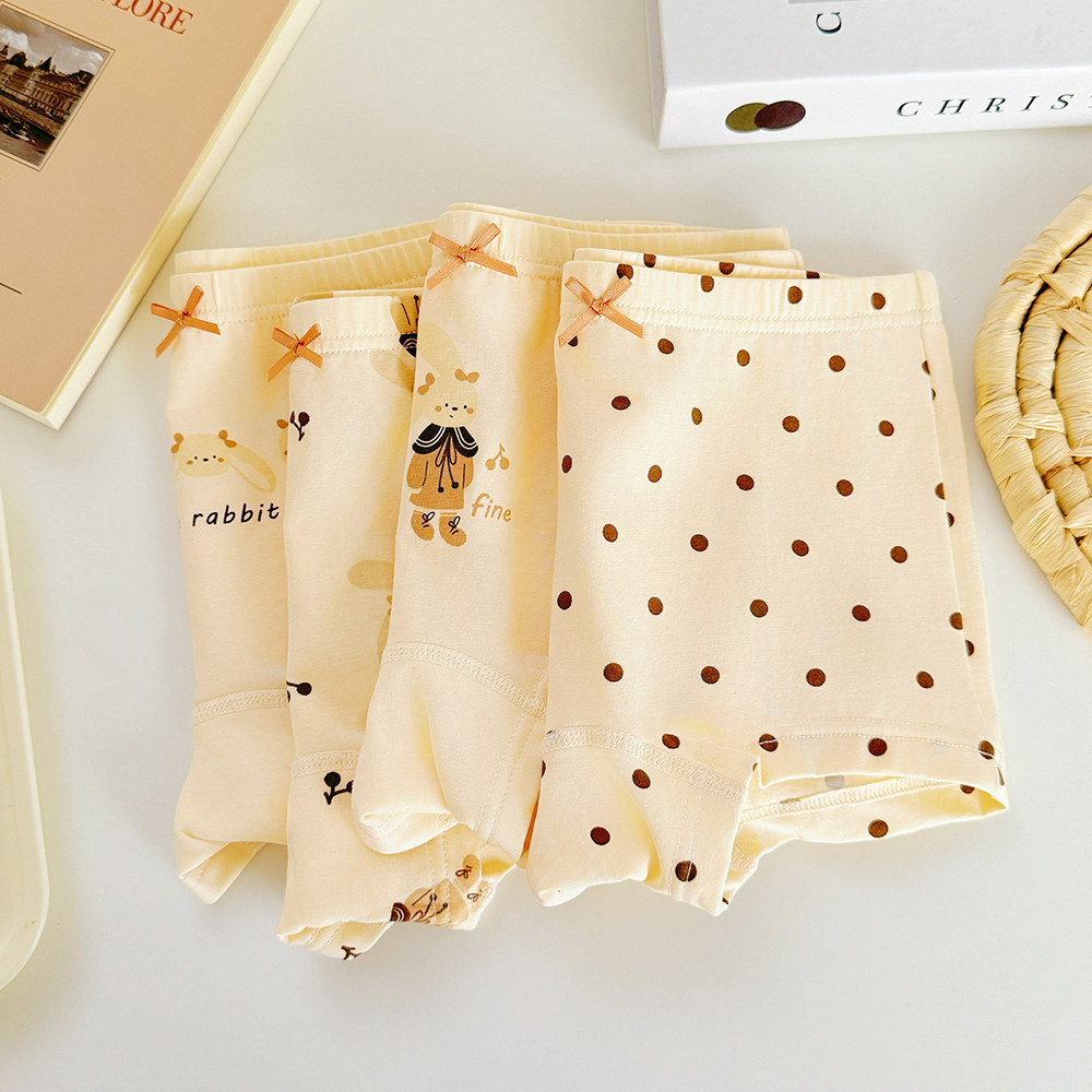 儿童内裤a类纯棉宝宝四角裤波点兔女孩短裤不夹pp防走光平角短裤,童装/婴儿装/亲子装,内裤,淘宝优惠券,粉丝福利购,淘宝优惠卷