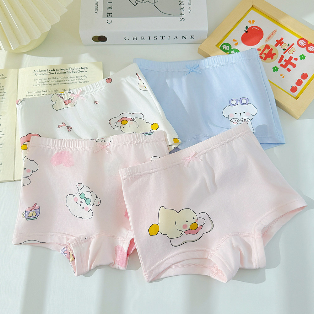儿童内裤女童A类纯棉平角底裤小中大童不夹屁屁薄款宝宝四角短裤,童装/婴儿装/亲子装,内裤,淘宝优惠券,粉丝福利购,淘宝优惠卷