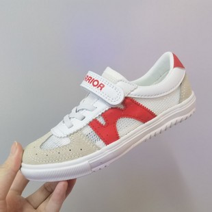 回力学生小白鞋 男女童网面校园球鞋升级版 透气跑步田径训练鞋