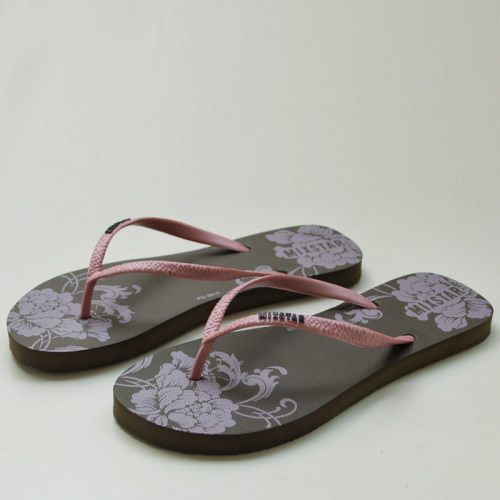 泰国进口乳胶软底透气人字拖女