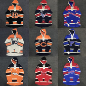 潮牌欧美滑板加绒卫衣街舞嘻哈hiphop连帽冰球服长袖 T恤男女情侣