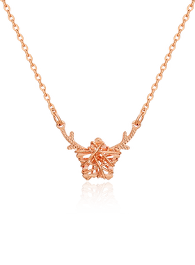 925纯银星星项链女夏INS轻奢