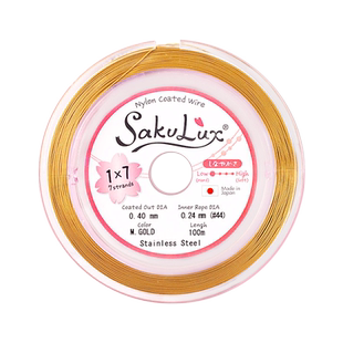 日本金丝软线钢丝线穿珍珠项链专用线配件手链串珠绳手工diy材料