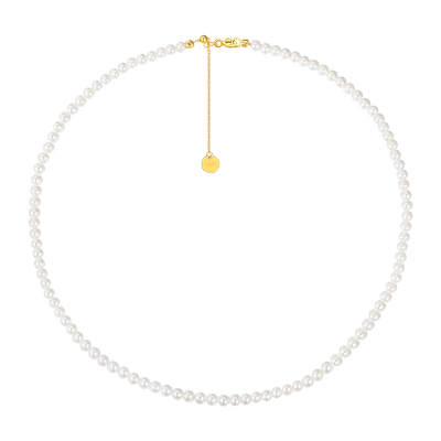 施家baby小米珠珍珠项链女