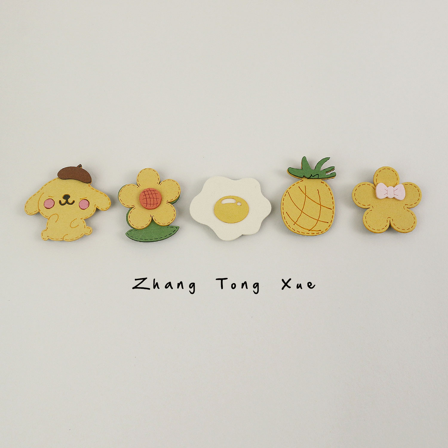 女宝宝魔术贴头饰可爱卡通婴儿碎发贴不伤发刘海发夹发贴儿童发饰