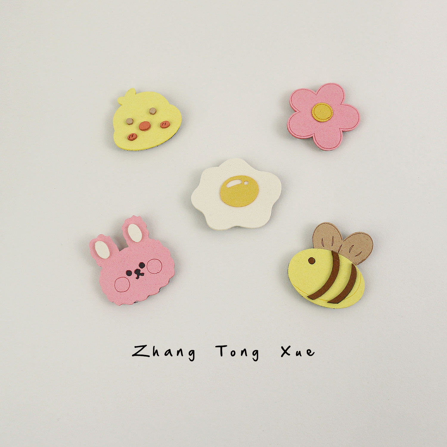 女宝宝魔术贴头饰可爱卡通婴儿碎发贴不伤发刘海发夹发贴儿童发饰