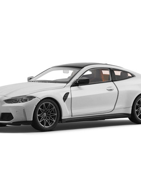 【UY635】彩珀成真1:23CCA合金黄白色宝马M4G82赛跑车模型开门儿