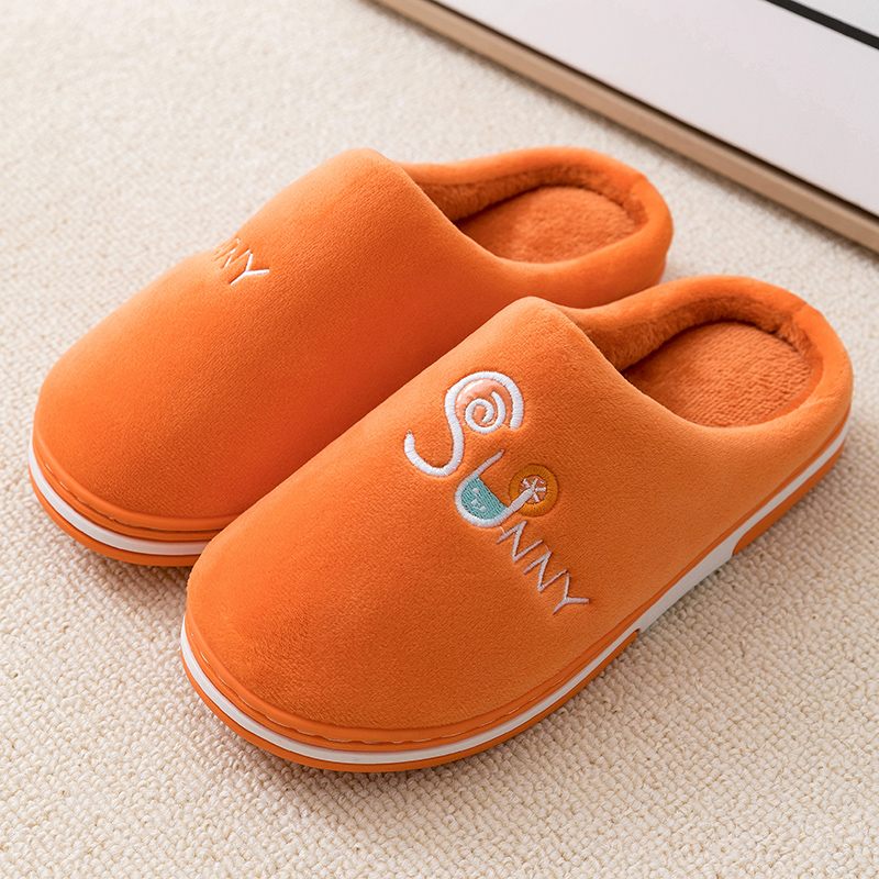 可外穿冬季包跟保暖加绒棉拖鞋