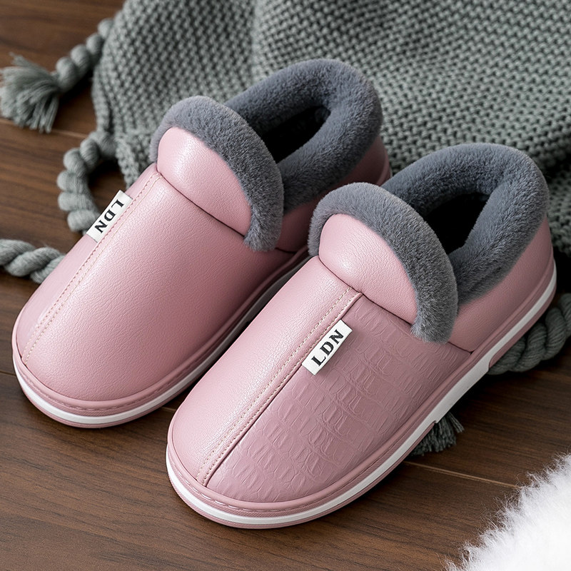 包跟棉拖鞋女冬季外穿加绒室内厚底居家用月子鞋女士防水棉鞋冬款,女鞋,包头拖,淘宝优惠券,粉丝福利购,淘宝优惠卷
