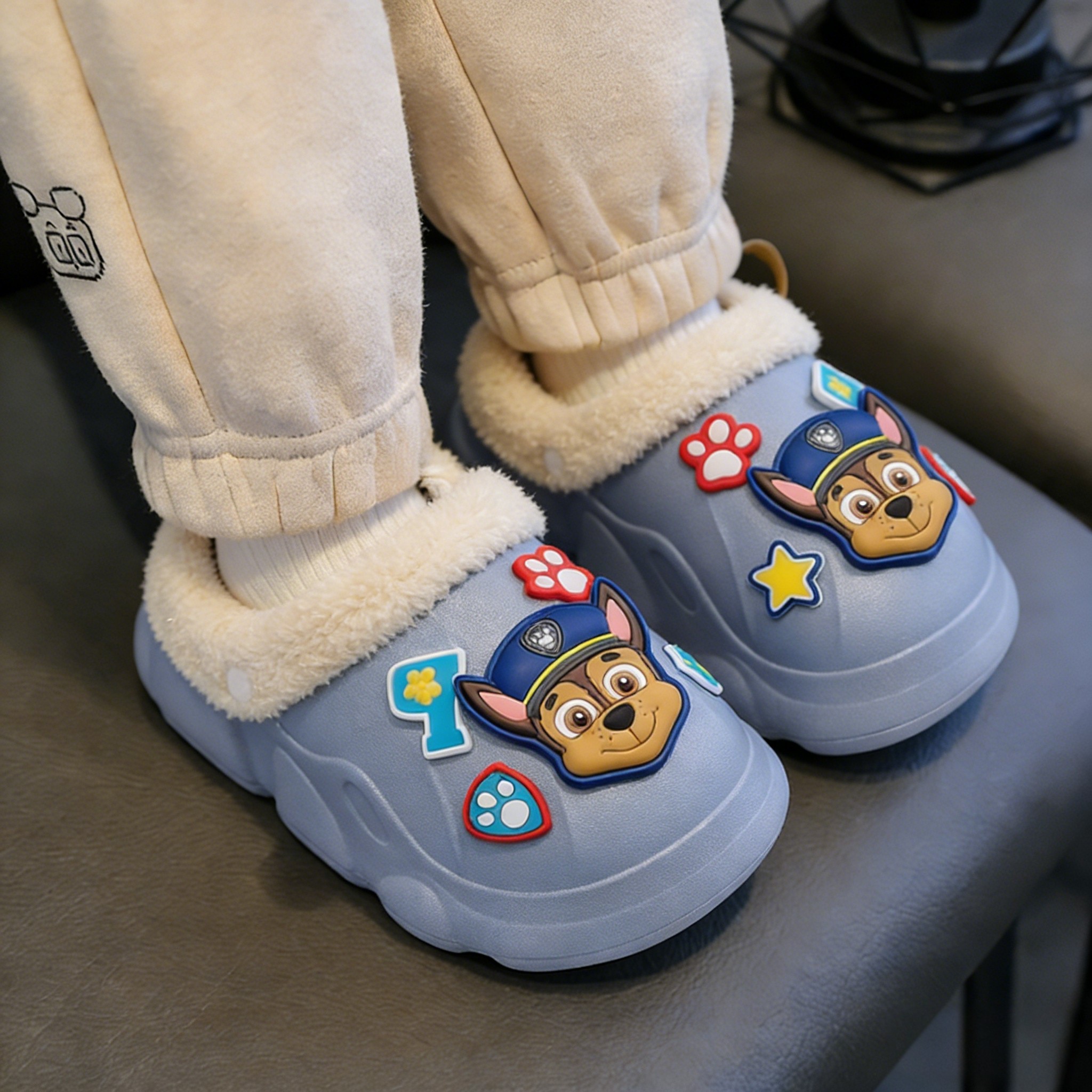 汪汪队男童棉拖鞋儿童2026新款冬季防水室内家居防滑宝宝拖鞋棉鞋,居家布艺,居家棉拖/棉鞋,淘宝优惠券,粉丝福利购,淘宝优惠卷