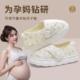8月份910包跟软底防滑孕后厚底产妇春秋棉拖鞋 薄款 夏季 妇产月子鞋