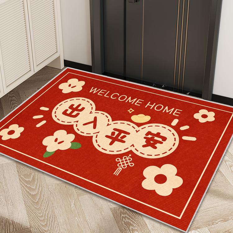 出入平安地垫入户门垫门口垫子进门耐脏蹭土脚踏垫家用玄关地毯