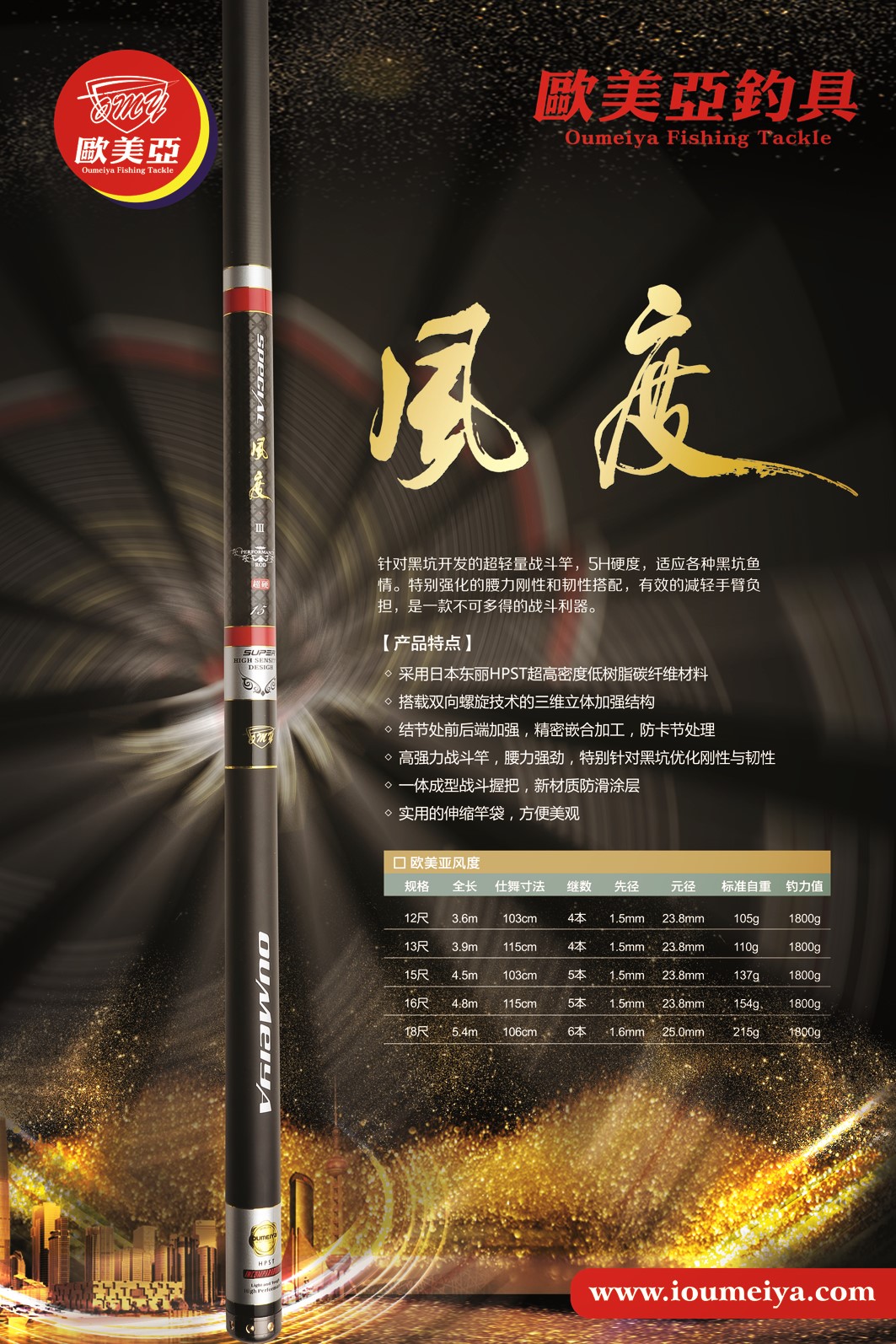 欧美亚鱼杆超轻黑坑偷驴战斗竿