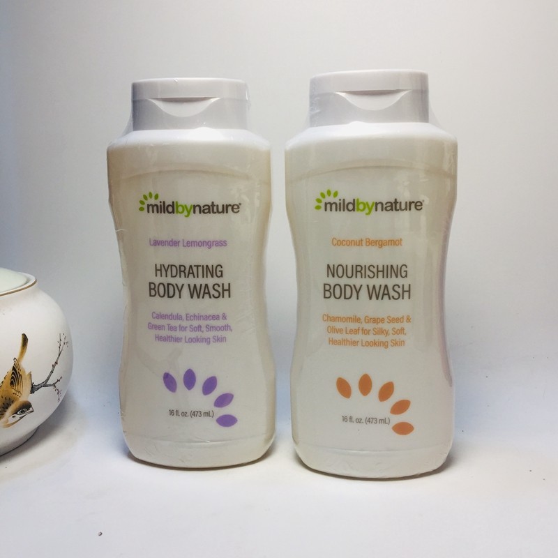 现货美国mild保湿控油舒缓沐浴露薰衣花柠檬草椰子佛手柑味473ml