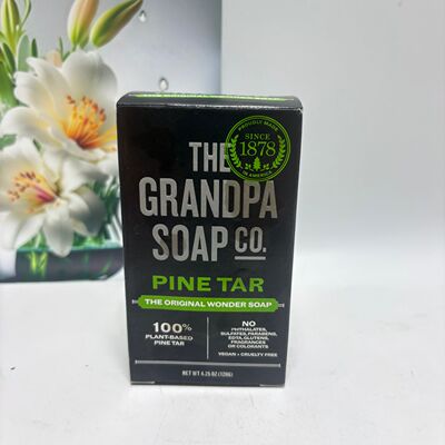 现货Grandpas祛.痘控油松焦油皂