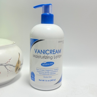 现货美国Vanicream保湿乳液清诊乳止痒修复舒缓敏感肌肤无香453g