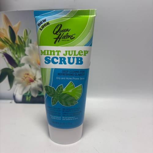 美国Queen薄荷黑头粉刺磨砂膏