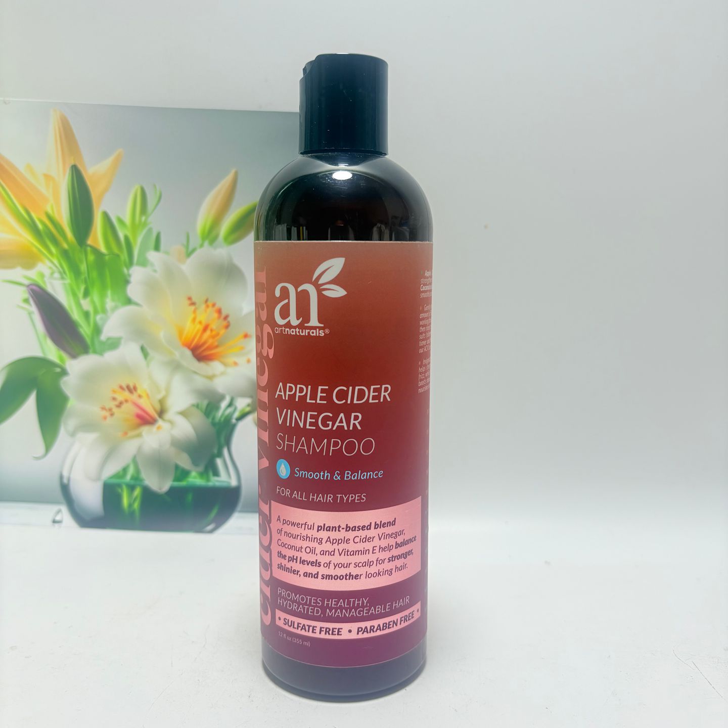现货美国artnaturals苹果醋洗发水保湿修复干燥促生长防干枯毛躁