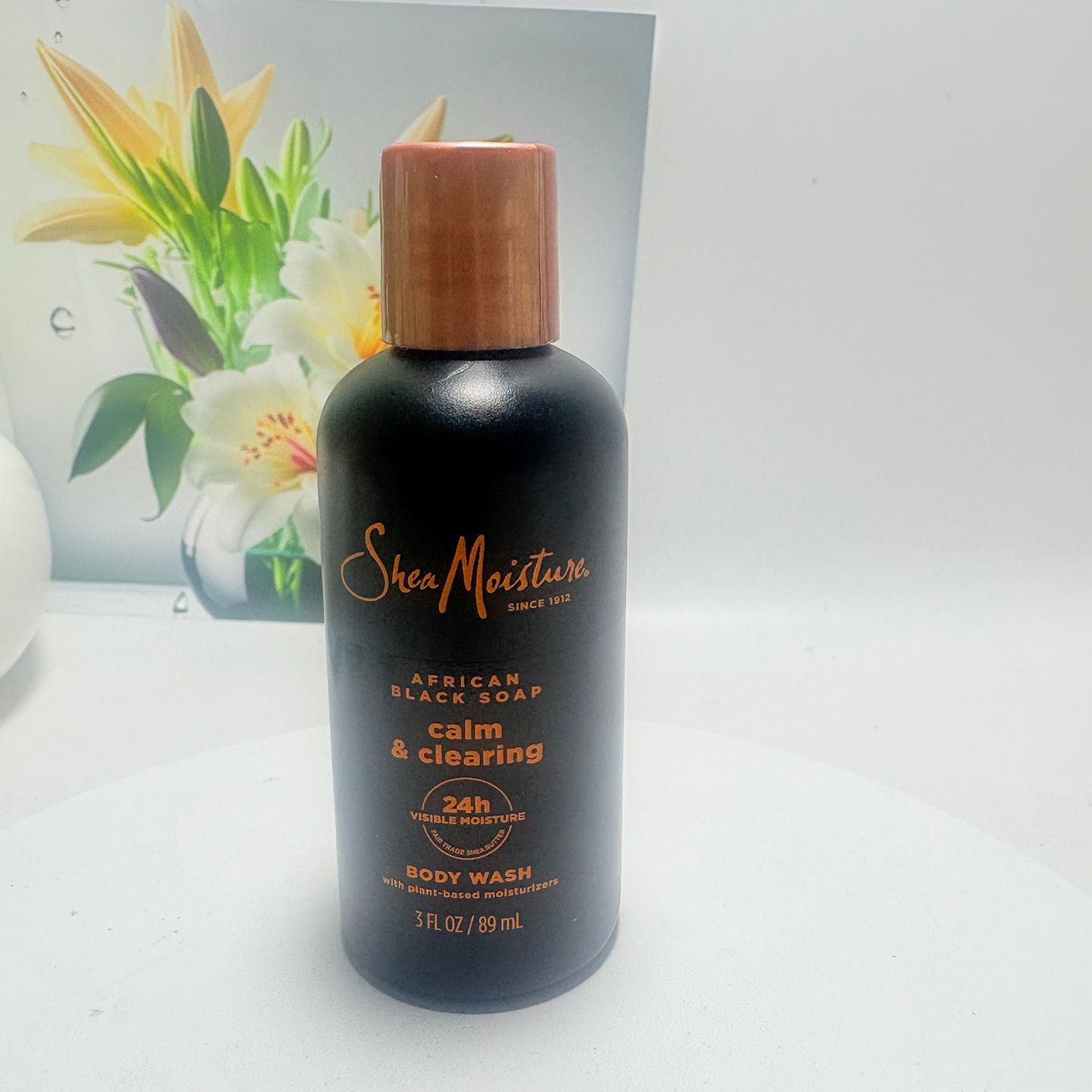 美国SheaMoisture天然黑皂沐浴露