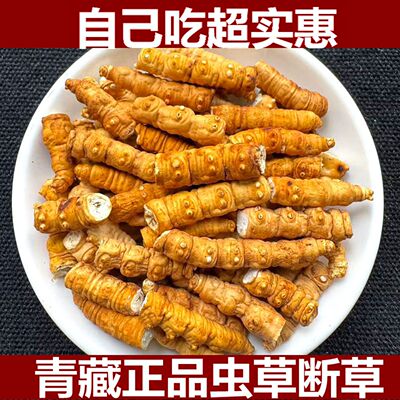 自用正品高海拔冬虫夏草虫草断草