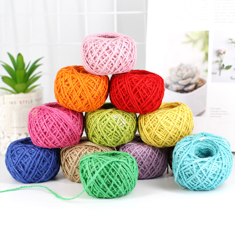 麻绳绳子diy材料粗细手工编织网格照片墙装饰品麻线捆绑绳复古风