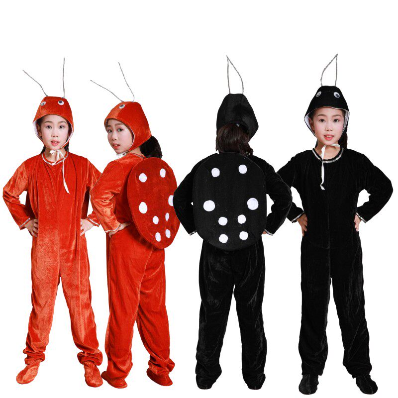 六一圣诞儿童动物屎壳郎演出服幼儿园卡通造型屎壳郎舞台表演服装