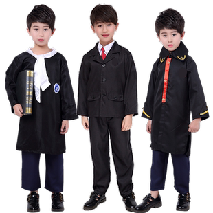 儿童职业工作角色体验服幼儿园区域表演出服法官律师书记扮演服装