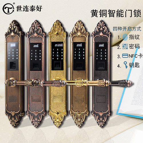 世连泰好密码NFC钥匙指纹门锁